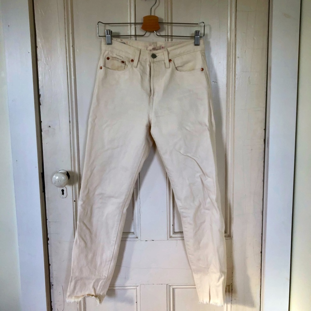 Levi's Women's Straight Leg Wedgie Jeans - Cream